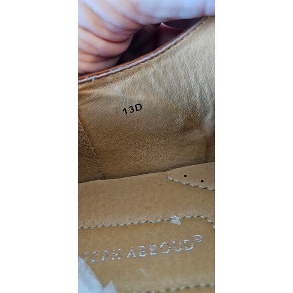 NEW Joseph Abboud Thornton Leather Plain Toe Oxford Dress Shoes Men Size 13D Tan main image 5